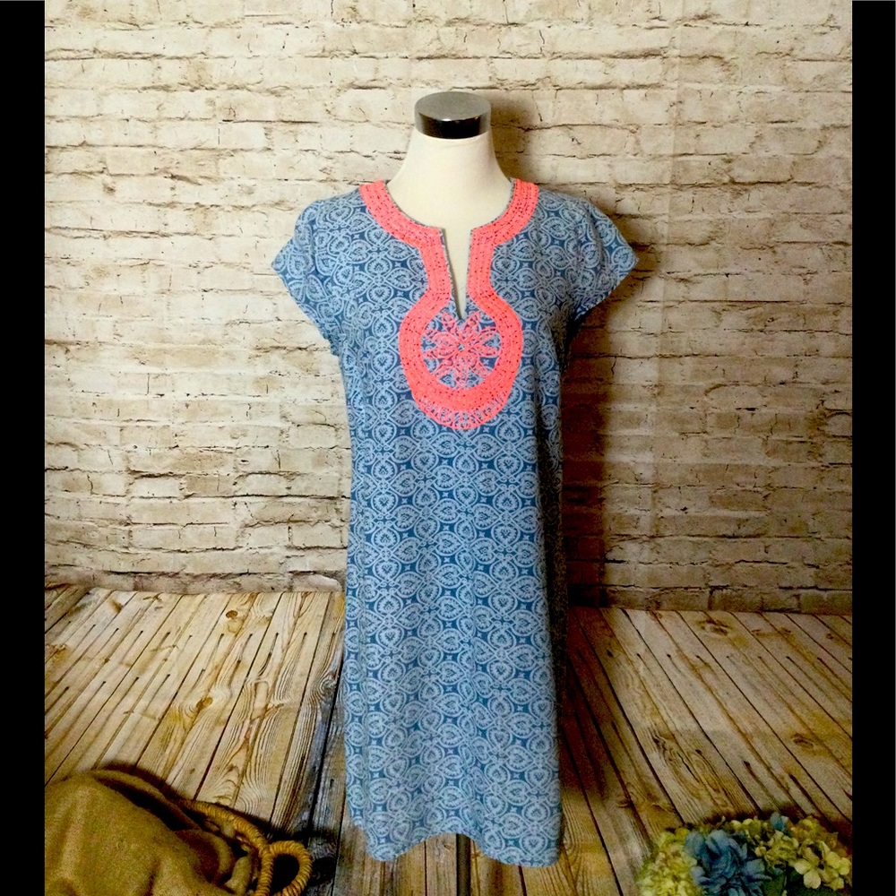 Vineyard Vines Tile Indio print dress